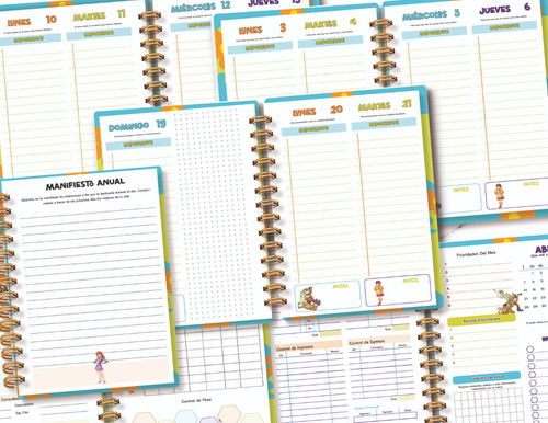 Agenda 2 Dias 2025, Scooby Doo, Personalizada, M. Carta