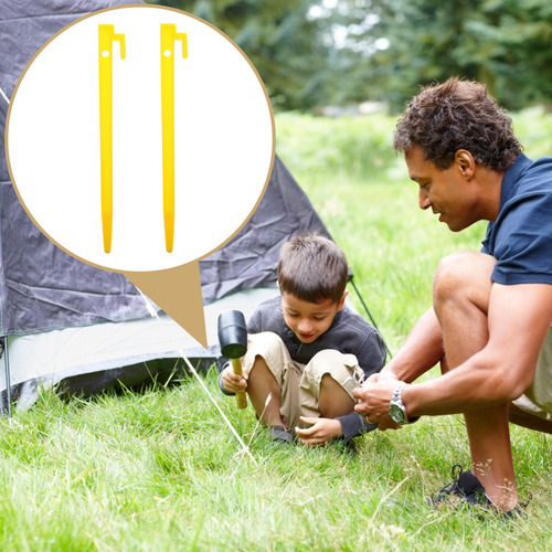 10 Estacas Para Tiendas De Campaña Para Caravanas Y Acampada