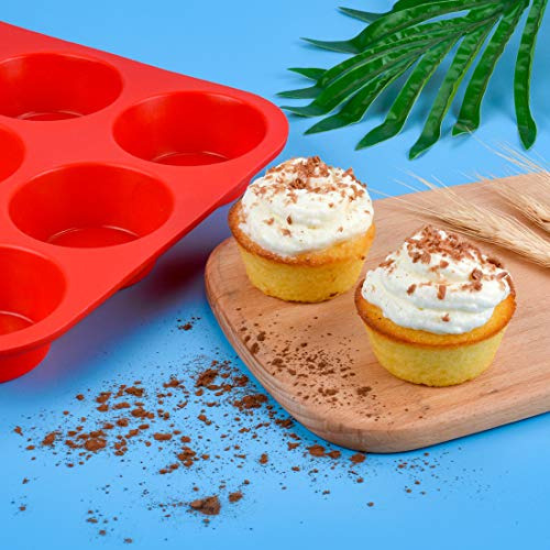 Molde Silicona 12 Cupcakes Caketime - Antiadherente Sin Bpa