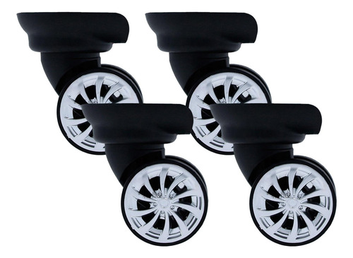 4 Uds Ruedas Giratorias Ruedas Para Maletas De Equipaje,