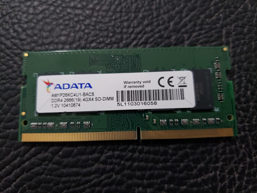 Memória Ram Premier Series 4gb 1 Adata Am1p26kc4u-bacs