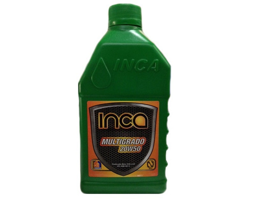 Aceite 20w50 Mineral Inca Motor Gasolina Multigrado Api Sl