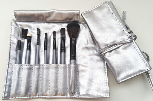 Imagen 3 de 3 de Set 7 Pinceles Profesionales Para Maquillaje Regalo Navidad