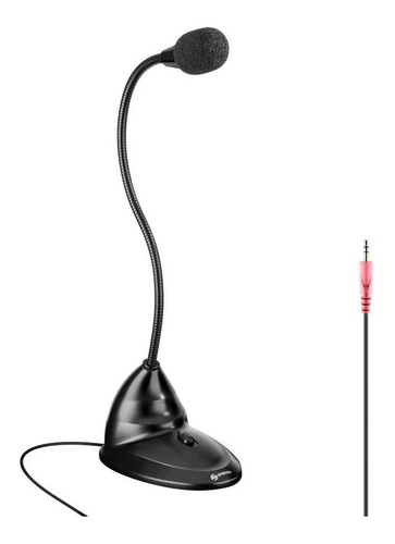 Imagen 2 de 2 de Micrófono Steren MIC-525 cardioide negro