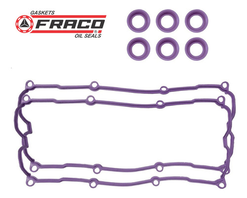 Empacadura Tapa Válvula Luv Dmax 3.5 Con Sellos De Bujía