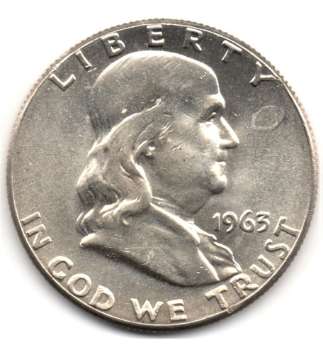 Estados Unidos Medio Dólar 1963 Plata