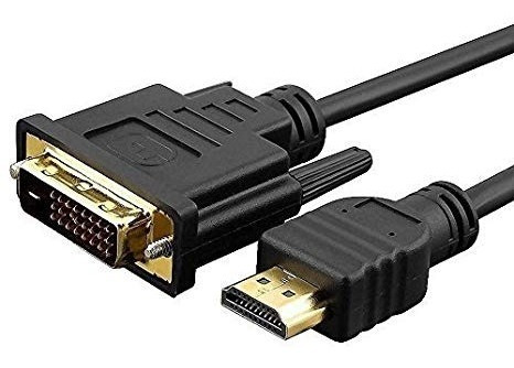 Cable Hdmi Dvi 24+1 1.8mts Fichas Doradas Titan Belgrano