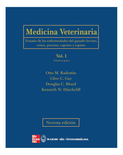 Radostits: Medicina Veterinaria Grandes Animales 9ª Ed 4 Vol