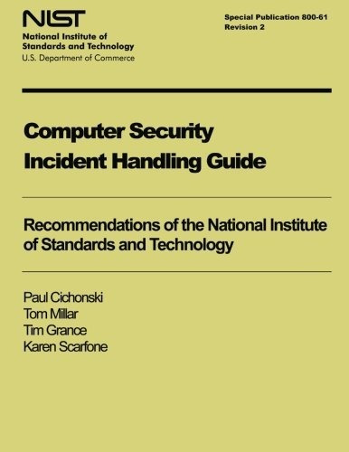 Book : Computer Security Incident Handling Guide Nist...