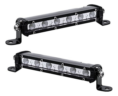 True Mods 2pc 7 Ultra -slim Single Fila Off Road Led Light B