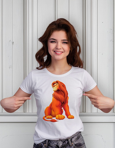 Playera Dama Jh El Rey Leon Simba P5
