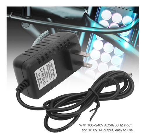 F Us Plug 100240v 16.8v 1a Cargador De Batería De Litio Pc