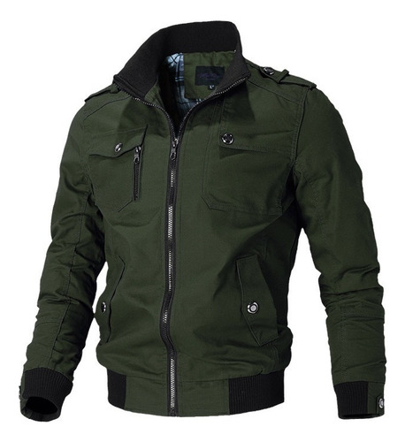 Chamarras Militares De Invierno Tipo Gabardina Para Hombre 