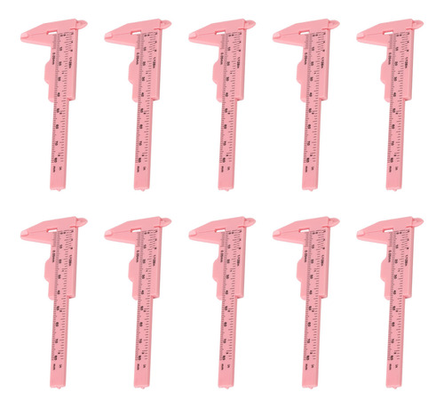 Regla Para Medir Cejas Brow Vernier Caliper, 10 Unidades, 80