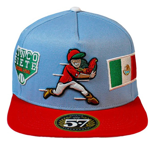 Gorra Cincopunto7 Las Grandes Ligas Azul