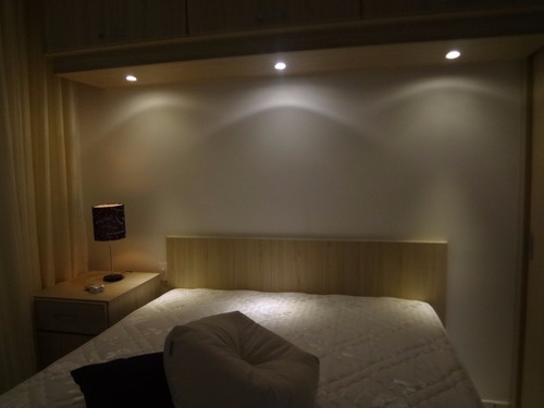Kit Led Com 2 Luminárias Spot Balizador De Embutir Solo Parede 6 Leds