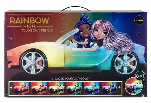 Juguete Rainbow High Color Change Car