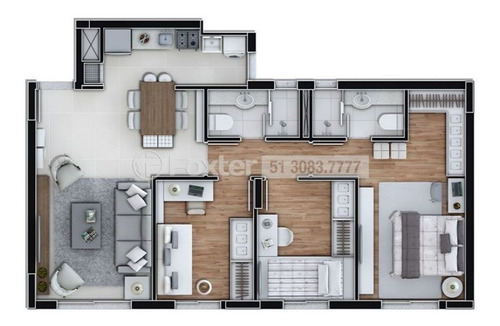 Imagem 15 de 30 de Apartamento, 3 Dormitórios, 76.34 M², Igara - 104236