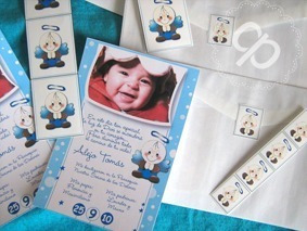 Fototarjetas Bautismo Imanes Baby Shower Imprimibles