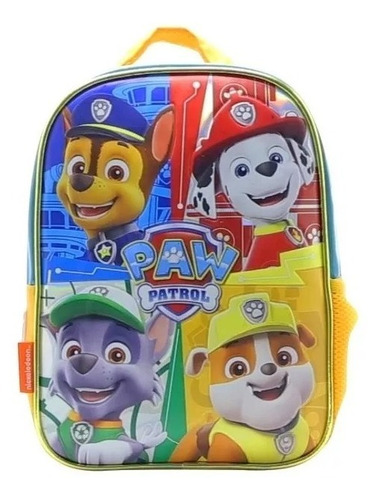 Mochila Escolar Jardin Paw Patrol 12pulgadas Cresko Original