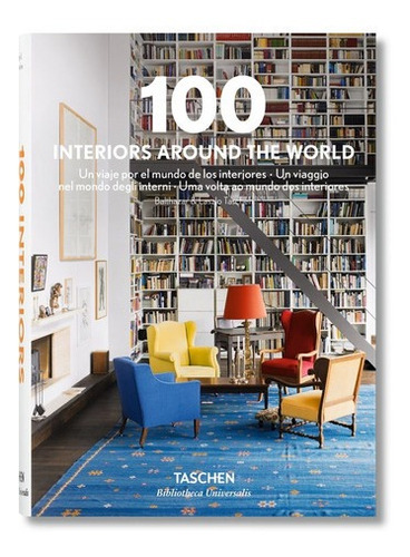 Libro Biblioteca Universal - 100 Interiors Around The World