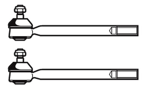 Kit 2 Extremos De Direccion Fiat 128 1983/1991