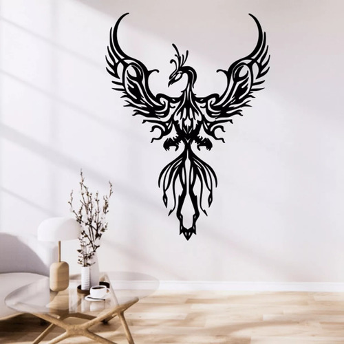 Fenix Geometrico 1m Cuadro Muro Pared Mdf Decoracion Phoenix