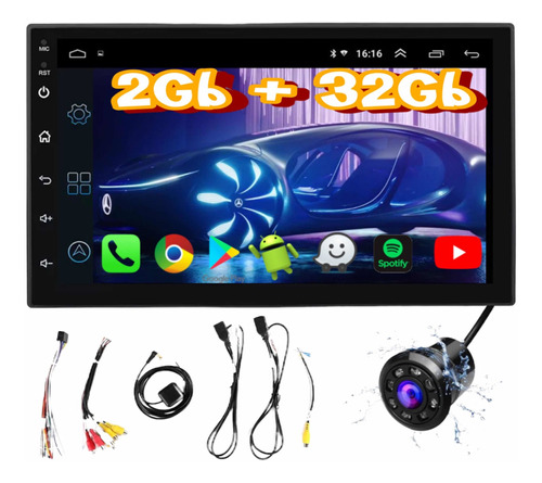 Radio Carro Android 8.1 + Camara Gratis  Usb Bluetooth 60wts