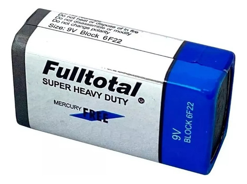 2 Baterias 9v Super Heavy Duty Fulltotal Controles Tester