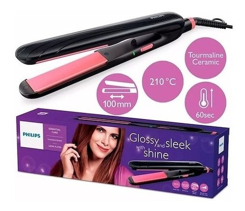 Planchita Pelo Philips Hp8323 Salonstraight Essentialcare Placa Ceramica Turmalina 210ºc Profesional