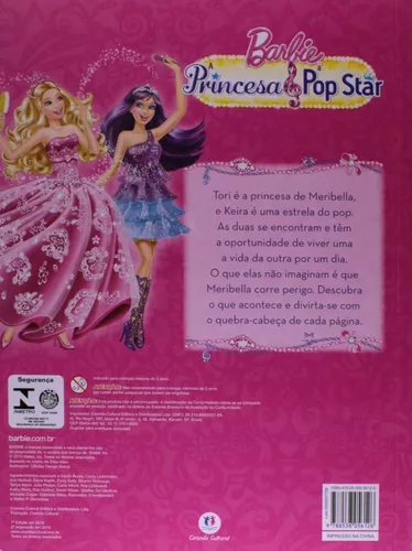 Barbie - A Princesa E A Pop Star - Quebra-cabecas - 9788538056126