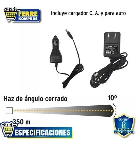 Lámpara De Led 300 Lm Recargable Alta Potencia 12983