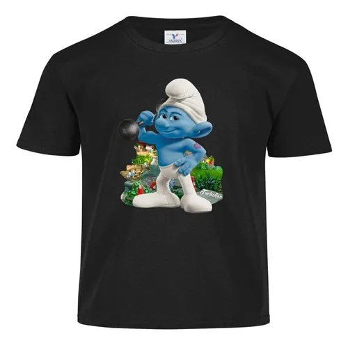 Camiseta azul pitufo niño new arrivals