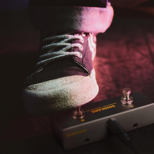Pedal Sonicake Dual Footswitch Para Guitarra Pedal De Efe...