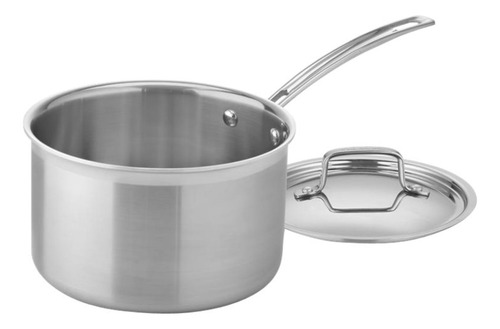 Cacerola Cuisinart Multiclad Pro De Triple Capa, Acero Inoxi