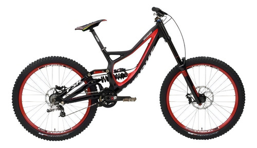 Bicicleta mountain bike Specialized Demo 8 2013 R26 tamaño del cuadro S color monster green/rocket red/white