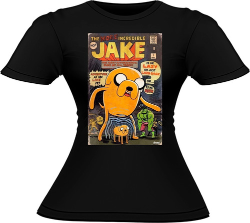 Polera Mujer Algodón Jake Un Show Mas Cartoon Tv Series 4