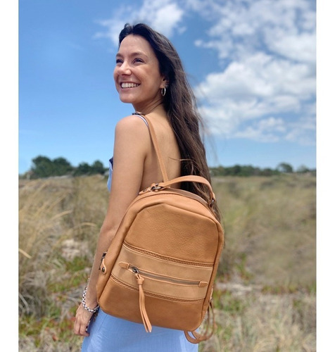 Mochila combinada feminina Lincoln's Walnut da Lombardia