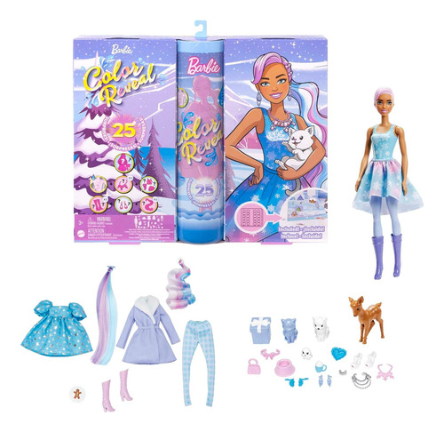 Barbie Color Reveal Calendario De Adviento