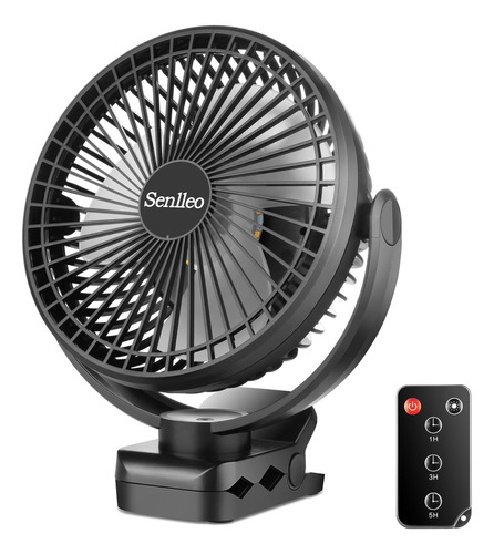 Senlleo Ventilador Portatil Con Clip Recargable De 10000 Mah