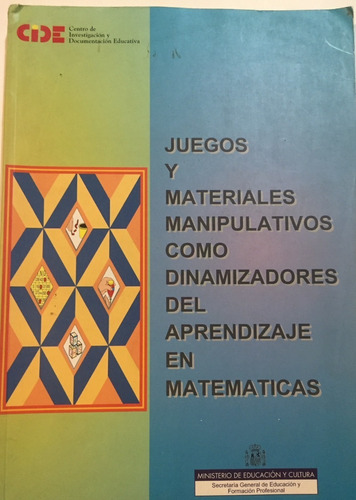 Libro Juegos Y Materiales Manipulativos Como Dinamizadores D