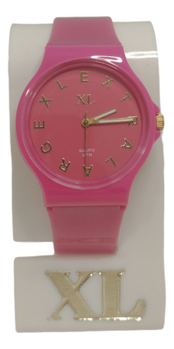 Reloj Extra Large Xl 311 Color Fucsia