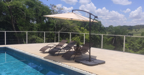 2 Espreguiçadeira Com Trançado Manual Resistente Promoção