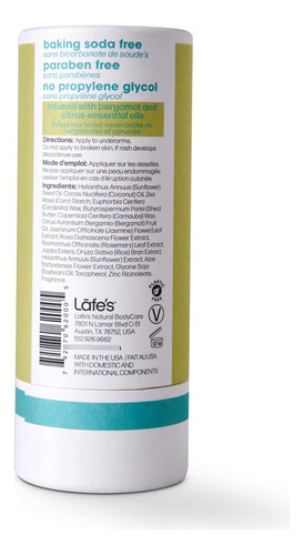 Lafe's Desodorante Natural | Desodorante Natural Sin Plstico