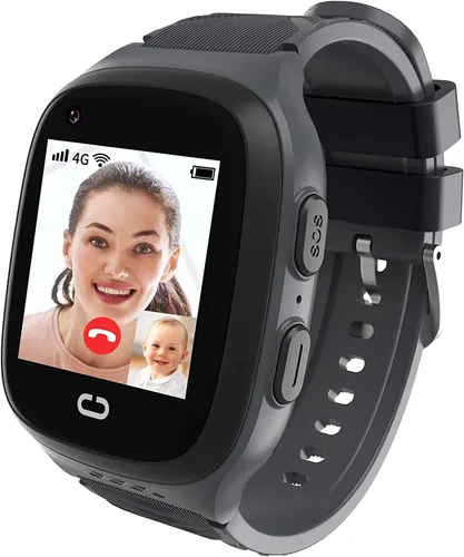 cjc Reloj inteligente para niños, reloj inteligente 4G para niños con  rastreador GPS, llamada y video de voz, reloj SOS para teléfono celular  para