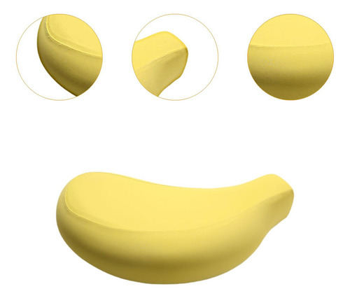 / Almohada Con Forma De Plátano, Ergonómica, Extraíble, De