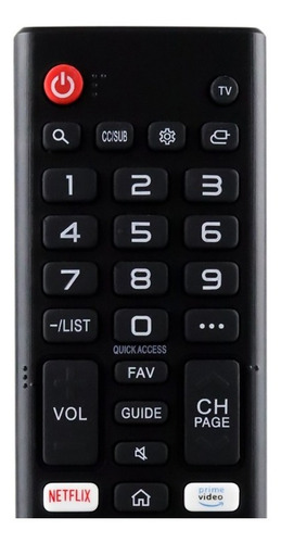 Imagen 4 de 10 de Control Compatible Con LG Akb75675304 Smart Tv Netflix Prime