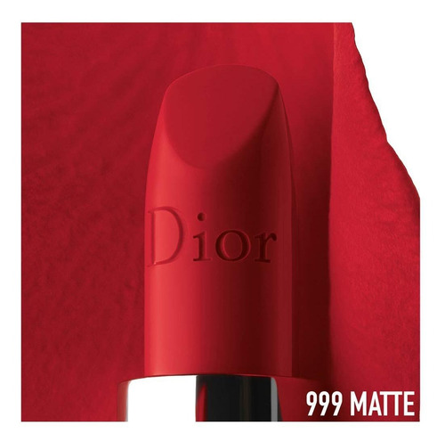 Batom Dior Color Couture Rouge Dior cor 999 matte fosco