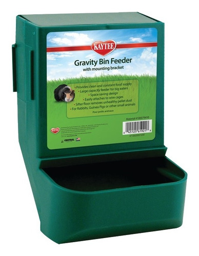 Comedero Alimentador Conejos Roedores Gravity Feeder Kaytee