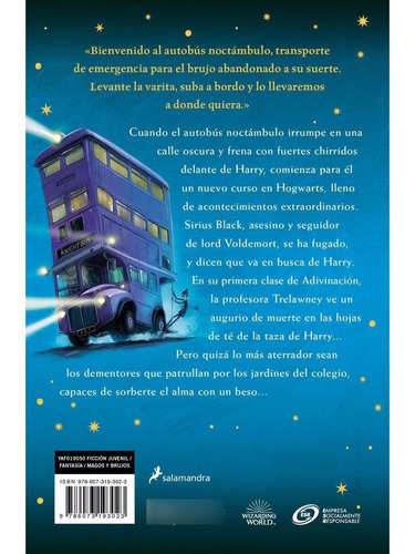 Libro - Harry Potter Y El Prisionero De Azkaban